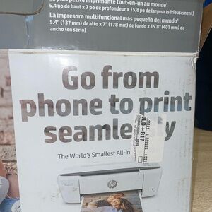 HP DeskJet 3755 Compact Wireless Printer - Stone (J9V91A_B1H)